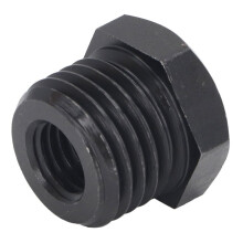 Draaibankkopadapter 33 mm mannelijk 18 mm vrouwelijk 2,5 mm spoed zwart