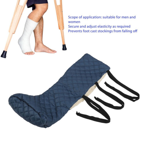 Comprehensive Foot Cast Protection Sleeve with Adjustable Fit Strap 2