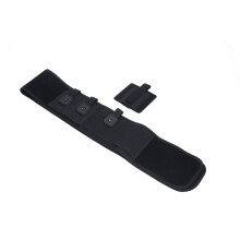 Elastic Nylon Rubber Belly Band with 2 Detachable Card Pouches for Phone Wallet ID Long Type