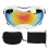 Large Breed Dog Sunglasses UV Proof Windproof PC Red with Adjustable Strap 2