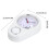 Innovative 9-Inch White Kitchen Wall Clock with Timer and Clear Display 2