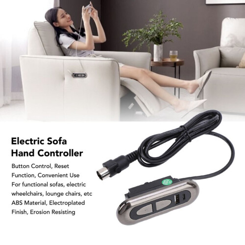 Electric Sofa Hand Controller with USB Type C Charging Port, Lightweight Actuator Remote 2
