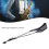 Embroidery Saxophone Neck Strap Adjustable 49-61cm Black White 4
