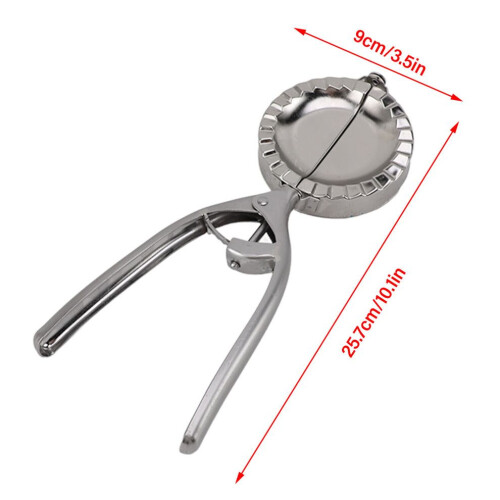 Multifunctional Stainless Steel Dumpling Maker Press - Long Handle, 161g 1