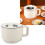 Bouilloire électrique multifonction portable 1,8 L, 600 W, blanche 1