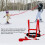 Children Ski Training Safety Rope Adjustable Nylon Harness Red 3