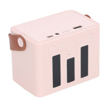 Mini-Karaoke-Lautsprecher mit LED-Beleuchtung und Bluetooth-Mikrofon