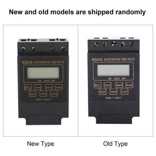 Digital timer med LCD-display, mikrodatorstyrd, 220V programmerbar 2