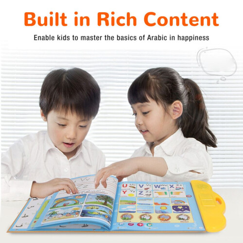 Arabic Learning Electronic Book for Kids, 23.5cm Touchpad Educational Reading Machine 2