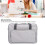 Large Capacity Canvas Sewing Machine Carrying Bag w/ Removable Strap 4