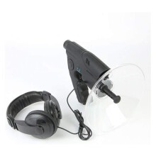 Parabolic Dish Directional Microphone Model Bionic Ear Magnification Long Range Birds Listening Telescope 100m
