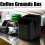Rutschfester Kaffeeabklopfer mit Abklopfstange für Zuhause oder Café, Schwarz, 4,0 l 4