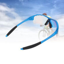 Kinder-Sportbrille, blauer Rahmen, photochrome rote, adaptive Gläser, leichtes Material aus Polycarbonat