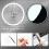 Waterproof 50Pcs NFC RFID Sticker 504 Byte - 25mm Keychain Ready 3