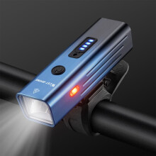 Fietslamp van aluminiumlegering met hoge helderheid, 250 lumen, USB oplaadbaar, 105 g