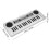 Kids' 37-Key Silver Electronic Keyboard with Built-In Microphone & Rhythms 4