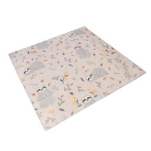 Tapete para silla alta de 130 x 130 cm, tela Oxford, antideslizante, protector de mesa para bebés