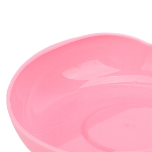 Spill-Proof Plate with Suction for Disabled & Elderly - Pink Design 2