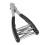 Steel Badminton Racket Stringing Clamp with 3 Springs, Black 1