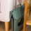 Kids Plastic Folding Stool 100kg Load Green Size L for Camping 4