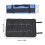 Waterproof Canvas Roll Up Tool Bag, 22 Pockets, Blue, Portable Organizer 2
