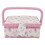 Sewing Basket Fabric Organizer Portable Embroidery 2