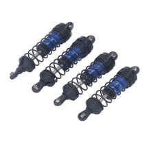 Amortiguadores azules estables para coche RC 1/14 1/16, 4 piezas de aleación de aluminio