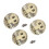 Vintage Hasp Latch Set Double Hole Circular Lock 3