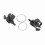 Efficient Bicycle Gear Shifter Set 3x8Speed for Enhanced Cycling Control 1