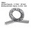 High Capacity 100PCS Binding Spirals 12.7mm Diameter 48 Teeth Black 2