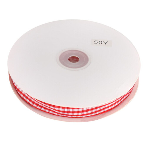 Checked Ribbon 50 Yards/Roll Making Bowknot 2