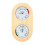 Premium träbastuhygrometer, termometer 0-120C och 0-100%, väggmontering 3