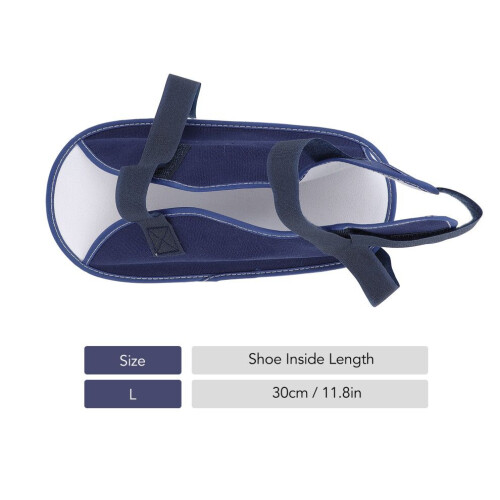 Thick Soles Open Toe Cast Shoe for Broken Foot, Size L, 30cm 1