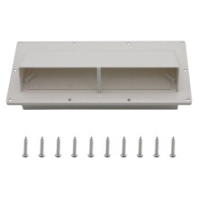 Afdekking voor afzuigkap van camper, 294*134 mm, weerbestendig, wit