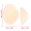 Silicone Chest Prosthesis Triangle Size 2 Left/Right Lightweight 2
