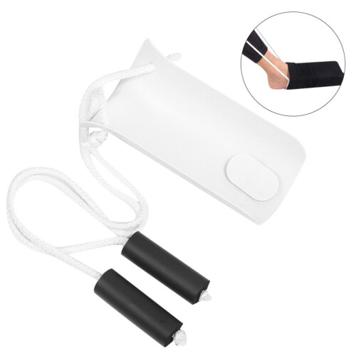 Gray & White Sock Aid Helper No Bend Down Stocking Slider for Elderly