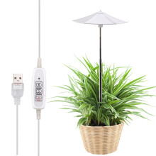 Lâmpada de cultivo com intensidade ajustável em vários níveis, promove o crescimento do seu jardim pessoal (tamanho ajustável)