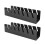 Acrylic Wall Mount Hat Stand for Baseball Caps Organizer Black 1
