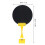 Welding Blackout Panel, Auto Darkening, 18cm, Yellow, Adjustable Clip 2