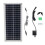 Miljövänlig solcellsdriven fontänpumpsats 50W 3m tryck 2
