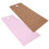 Premium Polyester Massage Bed Sheet with Face Hole - Pink/Brown 1