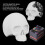 Silicone Skull Tattoo Practice Model 10.5x7.5cm Realistic Design 3