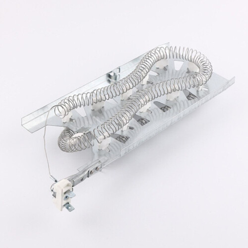 Dryer Heating Element Replacement Part WP3387747, 13.8x5.7x2.3in, Silver
