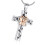 Memorial Necklace Ashes Container Locket Cremation-Rose Gold 1