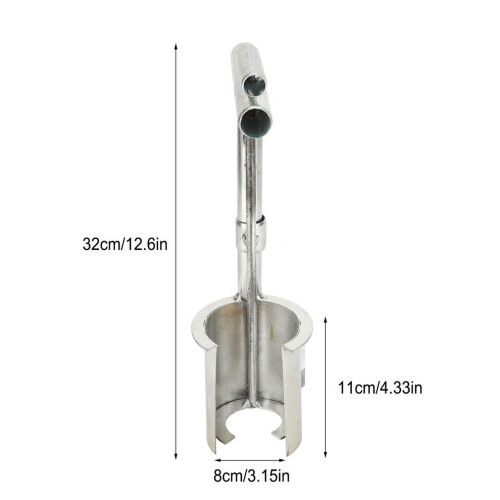 Alloy Bulb Planter Tool, Handheld Soil Sampler 32x8cm for Gardening 1