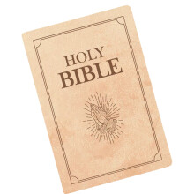 Scripture Book Pillow Faith Base Toy Stress Relief-Khaki