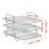 Sturdy 3-Layer Fryer & Dehydrator Rack - Rustproof 304 Stainless 2