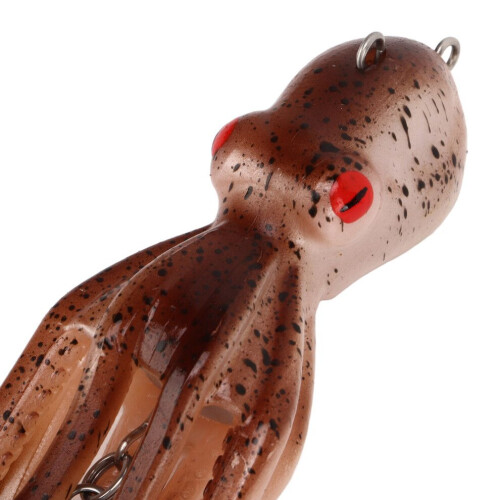 Salzwasser-Oktopusköder 250g mit 10 Tintentabletten und weichen Fransen 2