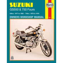 Suzuki GS550 77 82 amp GS750 Fours 76 79 Haynes Repair Manual by Hayne