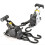 Retractable Webbing Ratchet Strap 680kg Load Capacity, 3.3m, Black/White Options 2